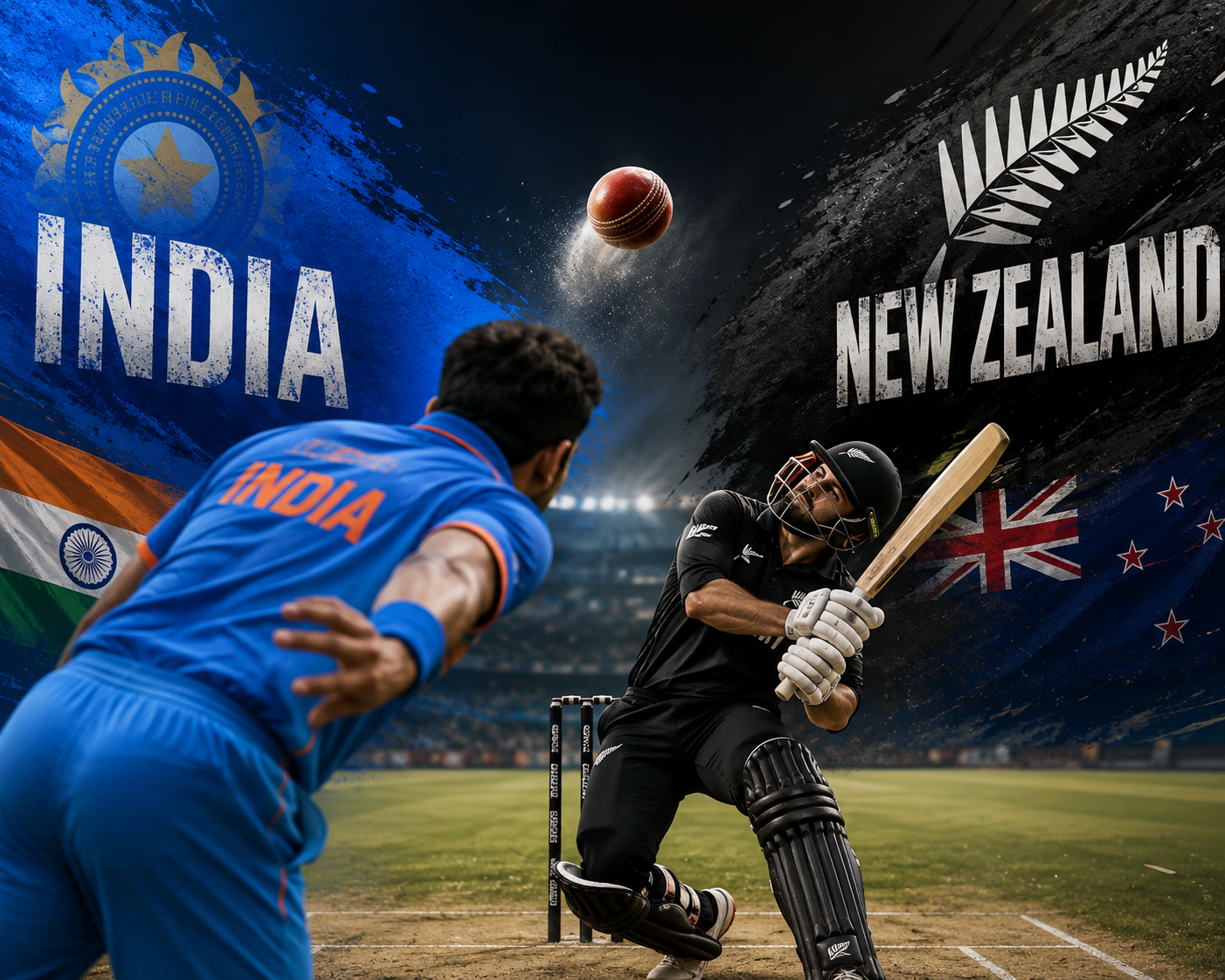 India National Cricket Team Vs New Zealand National Cricket Team Match Scorecard