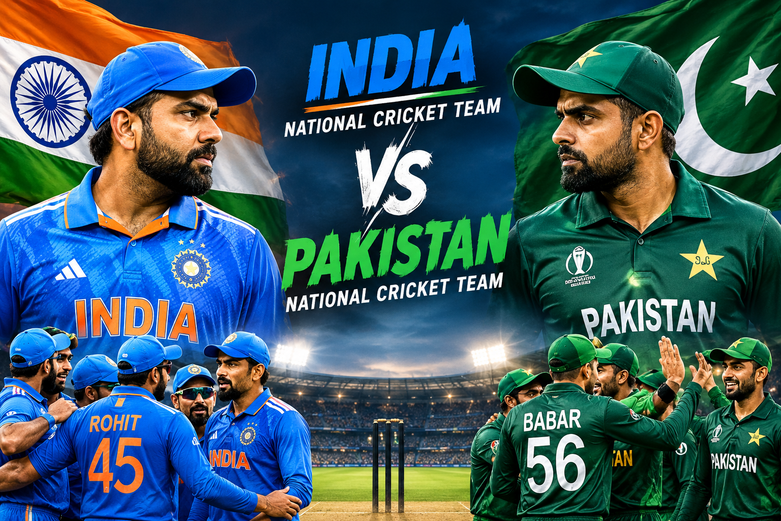 India National Cricket Team Vs Pakistan National Cricket Team Stats