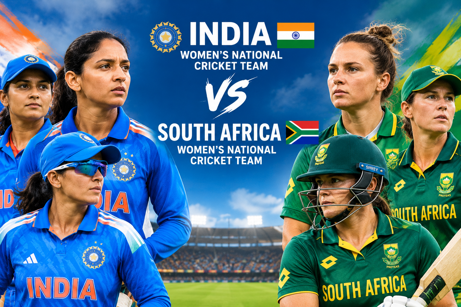 India Women's National Cricket Team Vs South Africa Women's National Cricket Team Stats